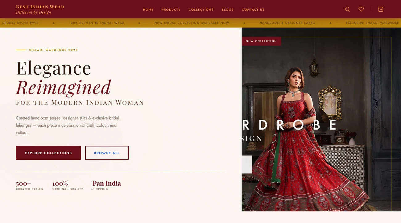 BestIndianWear.com — Fashion & Apparel
