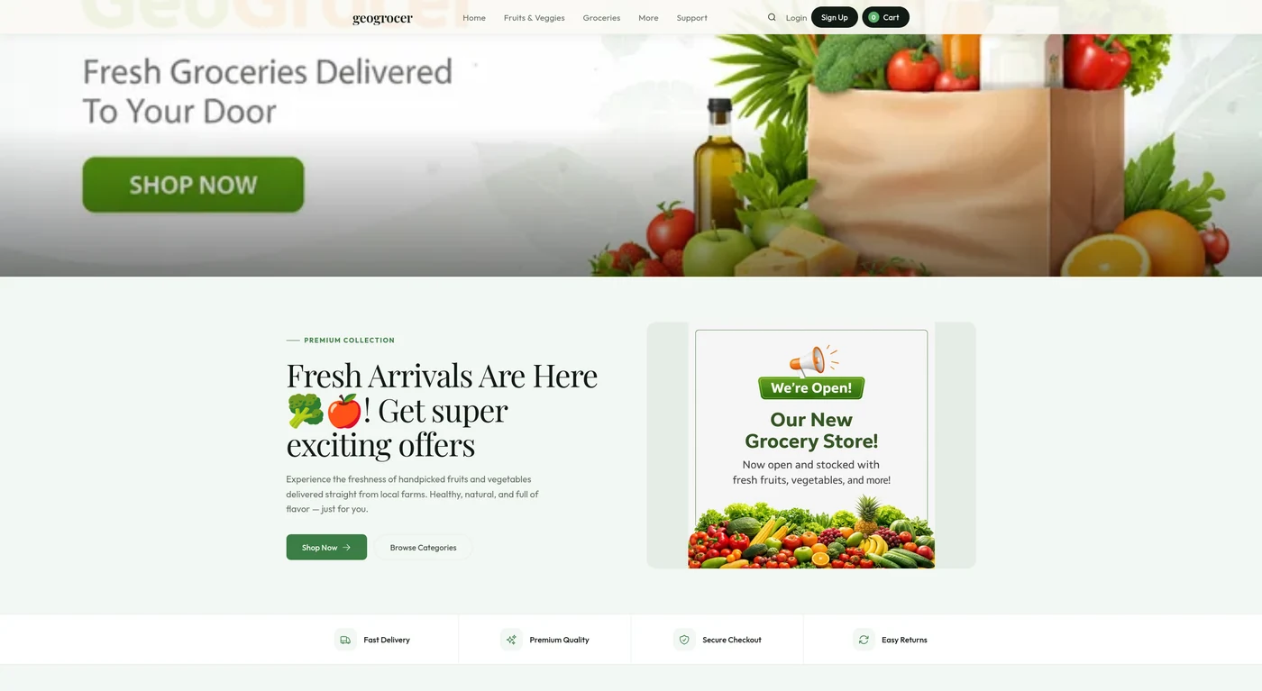 GeoGrocer.com — Grocery & Food
